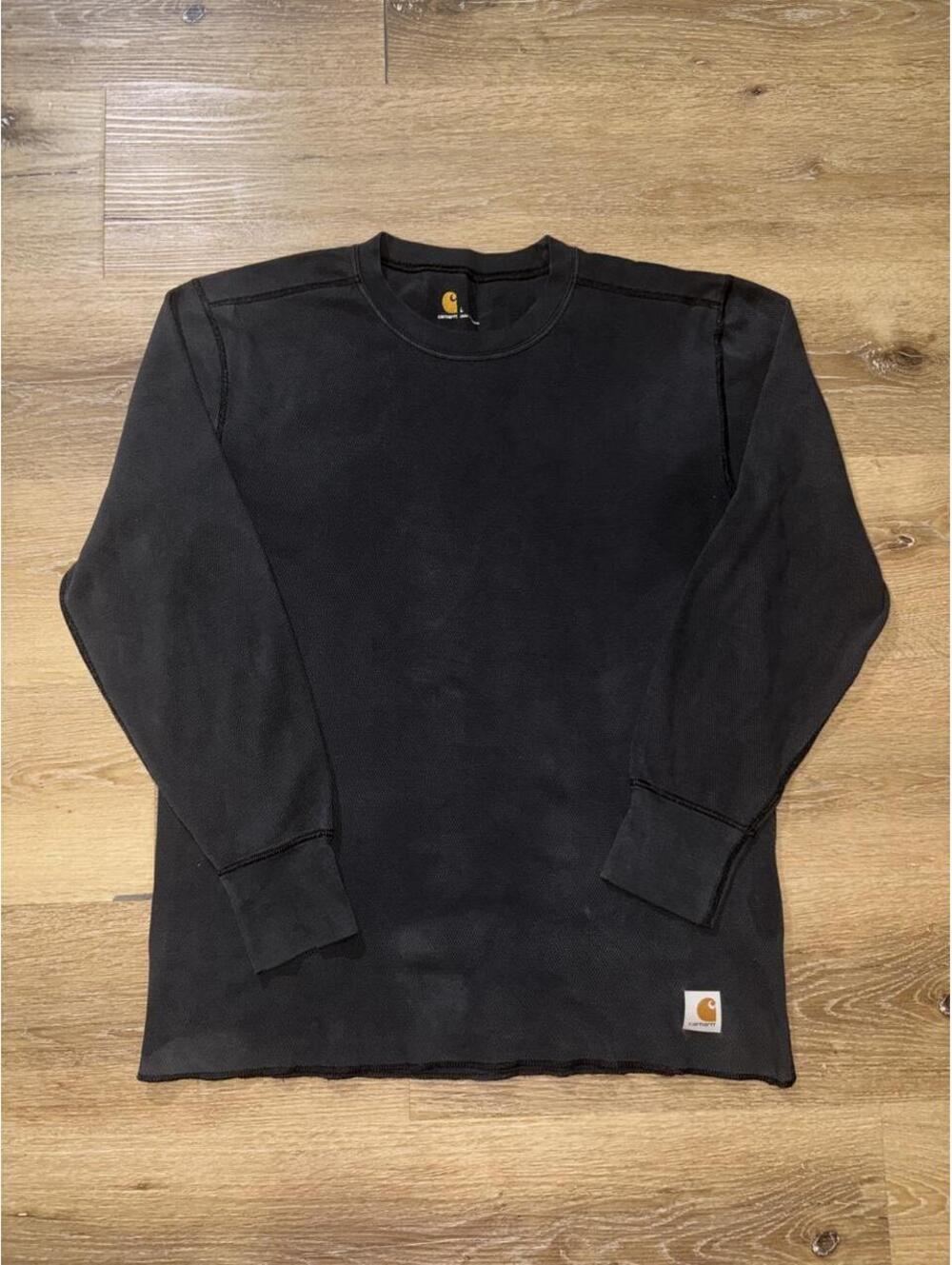 Carhartt Black Thermal Long Sleeve Shirt Men’s L